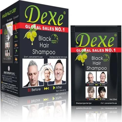 Dexe Natural Black Hair Dye Shampoo